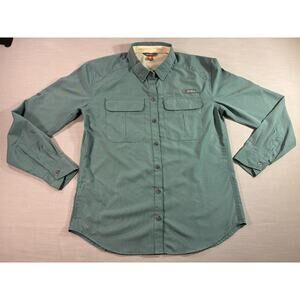 Eddie Bauer Women’s Small Button Up Shirt Outdoor Hiking Fishing Utility Top